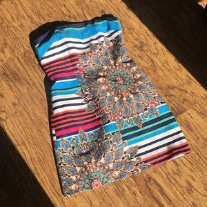 Laundry by Shelli Segal strapless dress